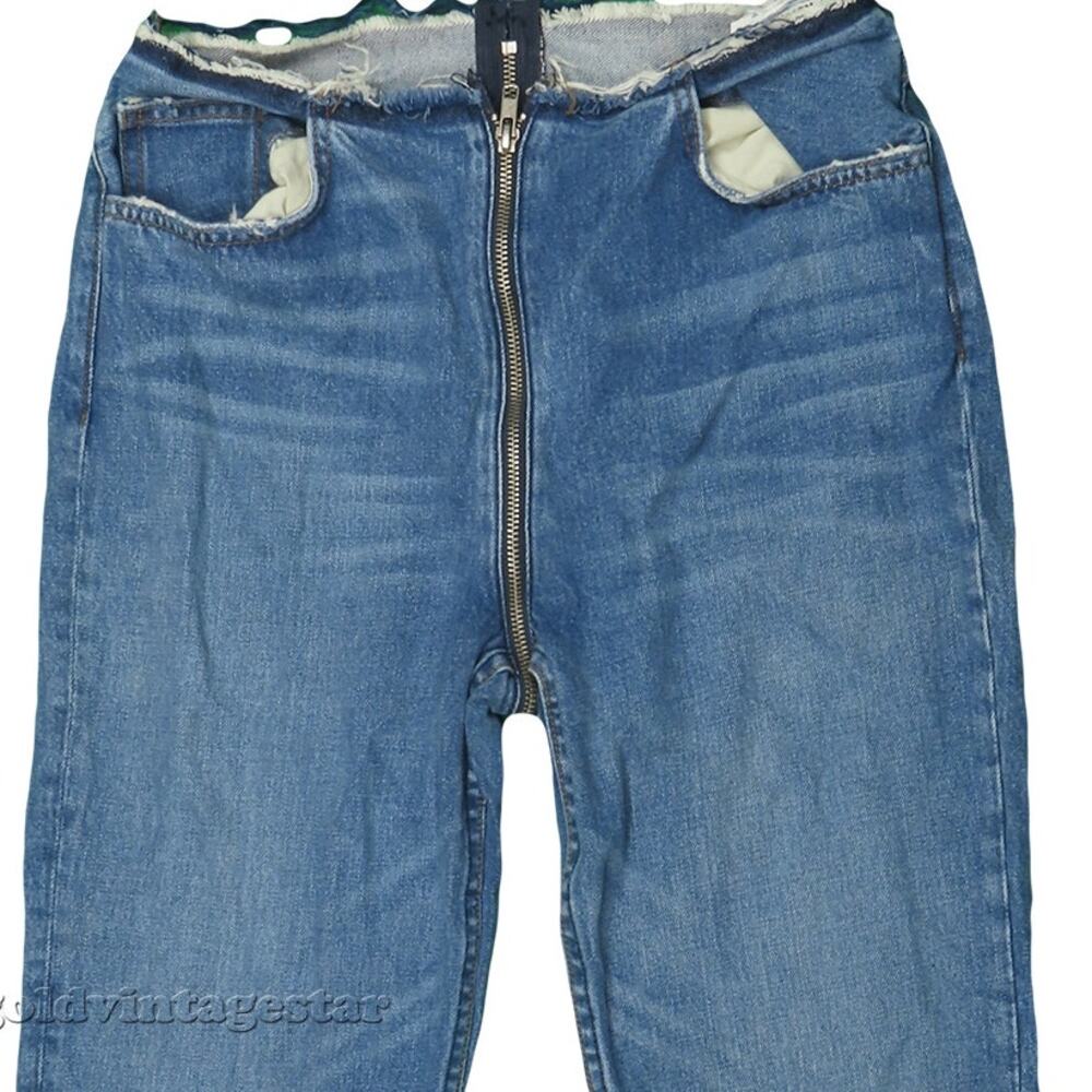 Reformation Boho Celtic Wash Zipper Denim Jeans Size 28